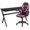 Flash Furniture Black Gaming Desk and Chair Set with Cup Holder BLN-X10D1904L-PK-GG - alternate 7